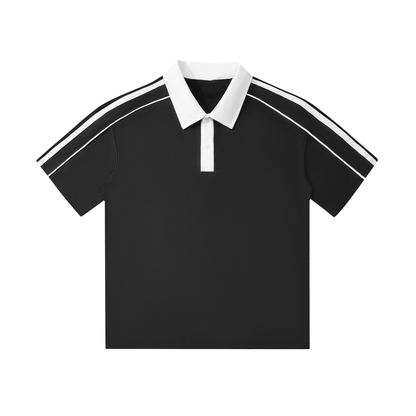 White Line Polo Shirt