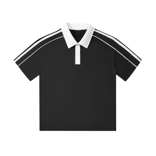 White Line Polo Shirt