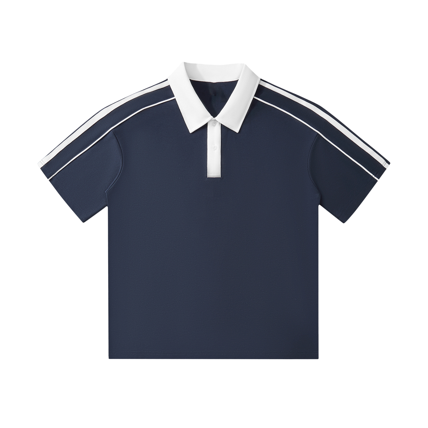 White Line Polo Shirt