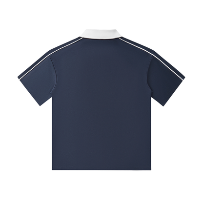 White Line Polo Shirt