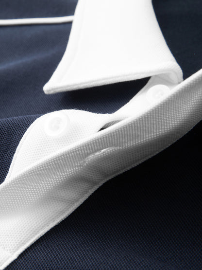 White Line Polo Shirt