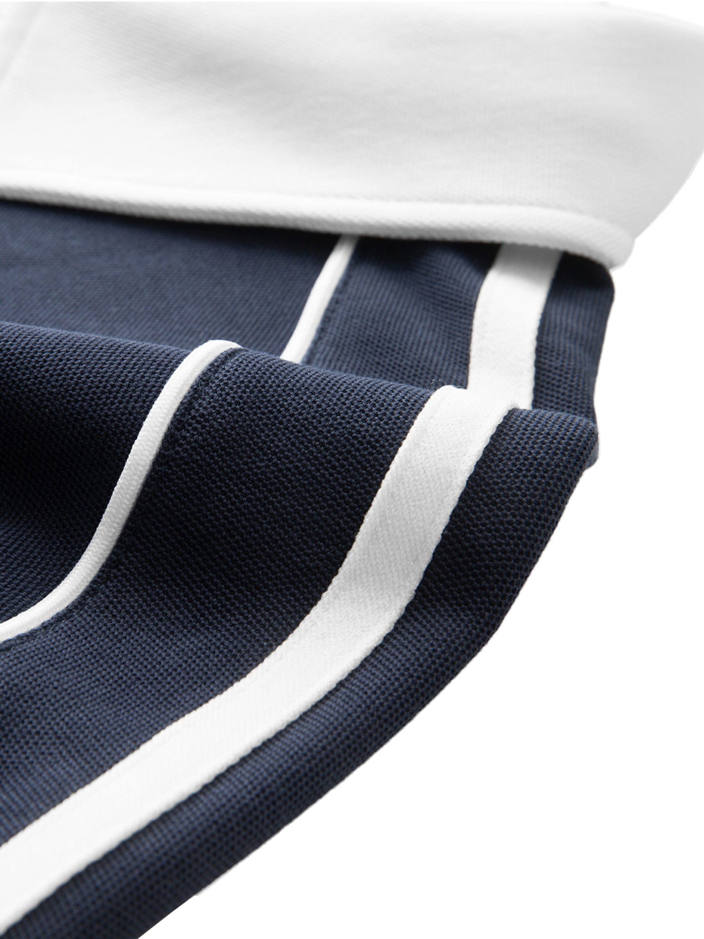 White Line Polo Shirt