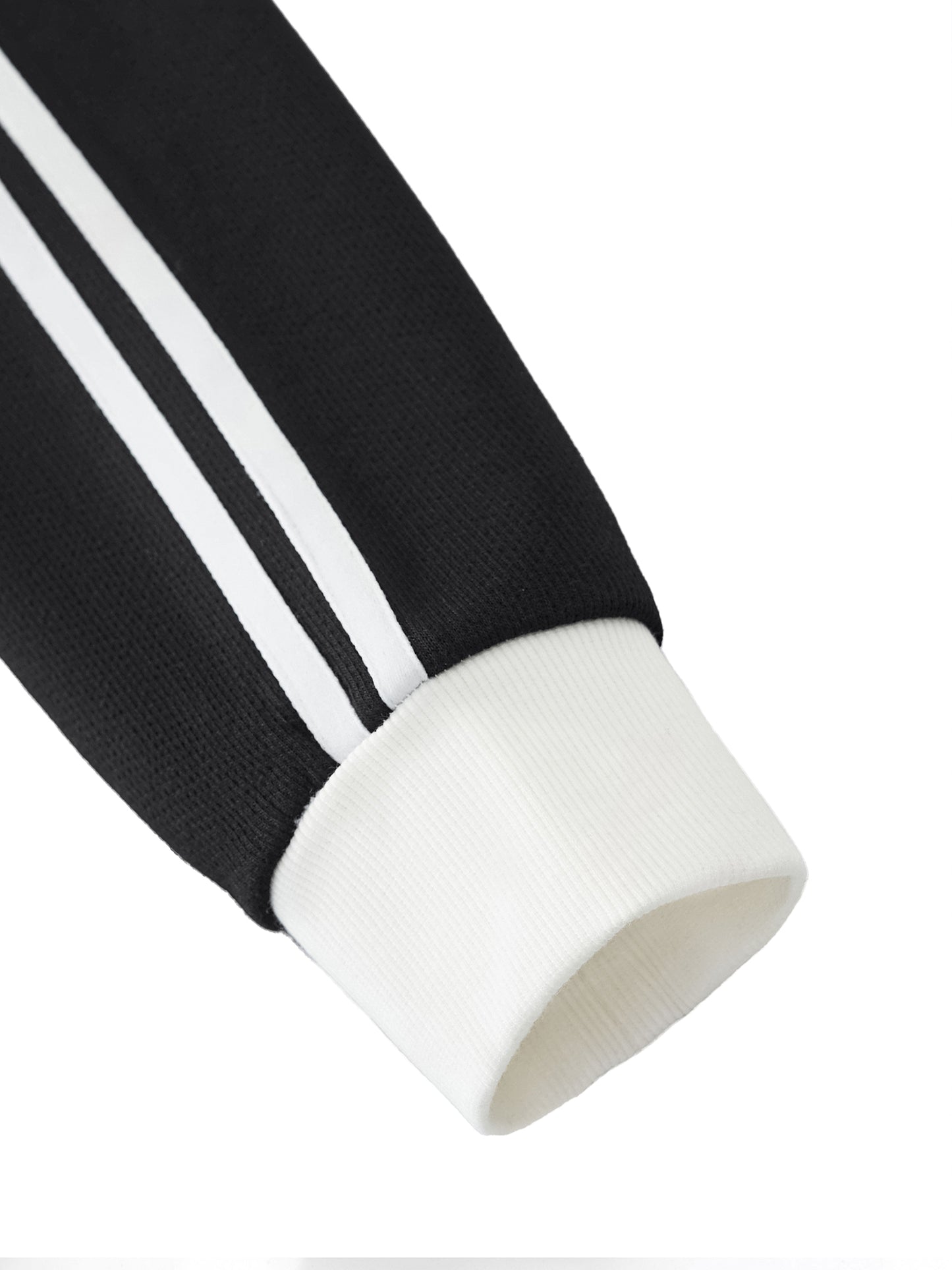 White Line Fleece Tennis Jacket