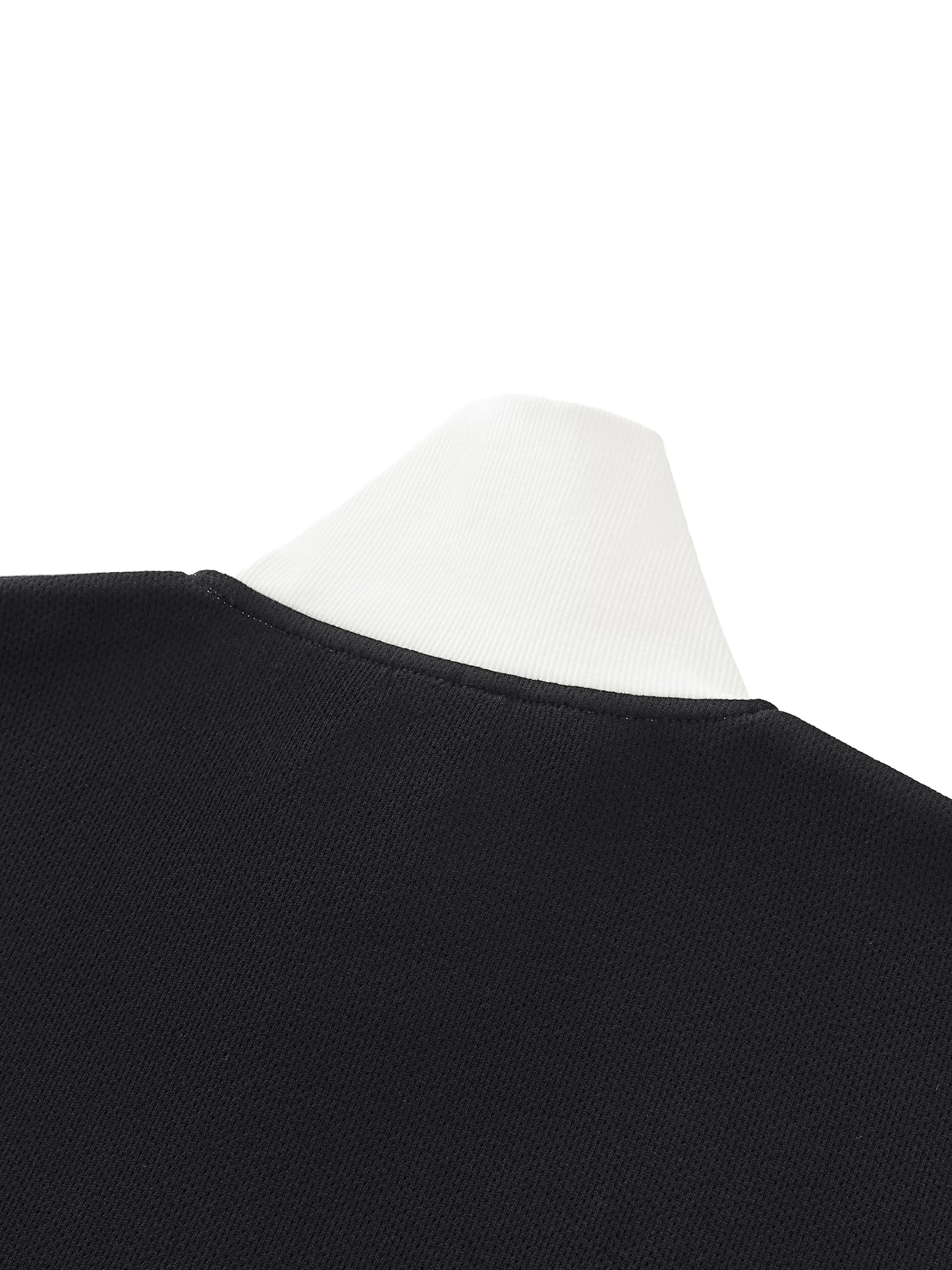 White Line Fleece Tennis Jacket