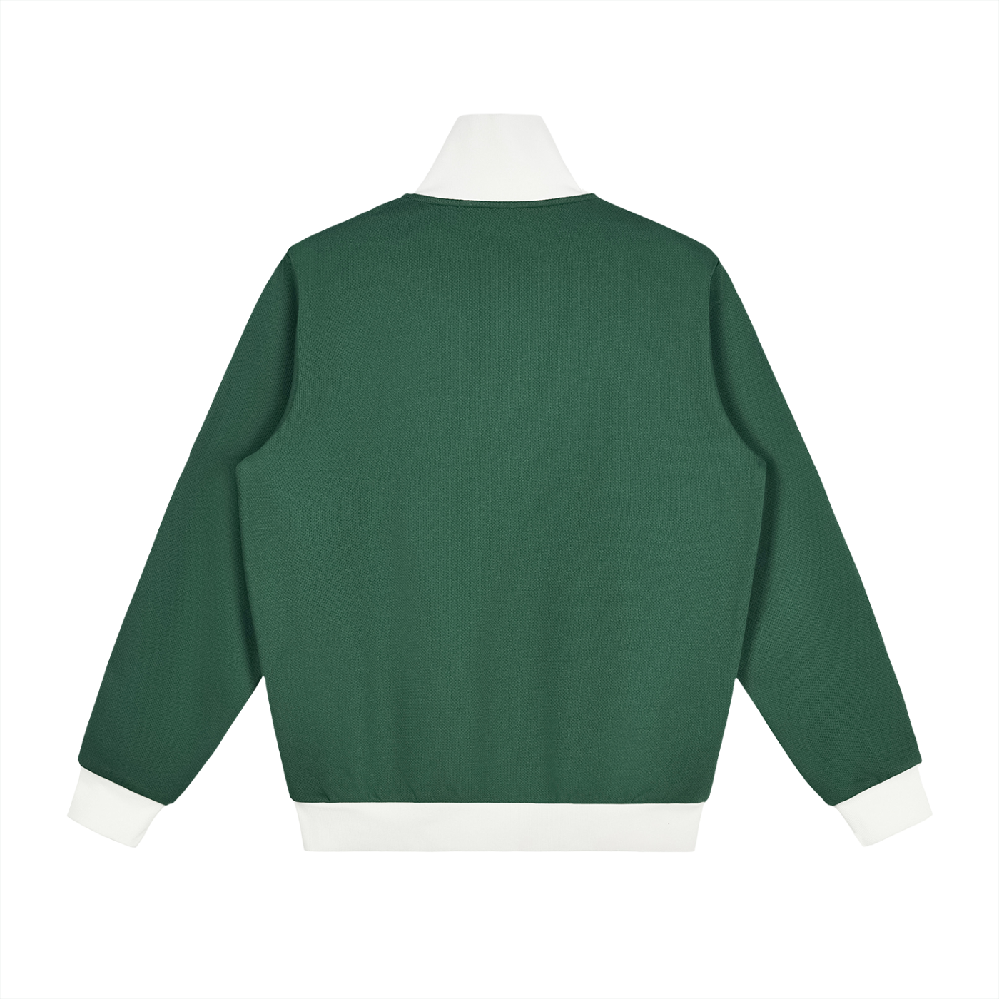 White Line Fleece Tennis Jacket