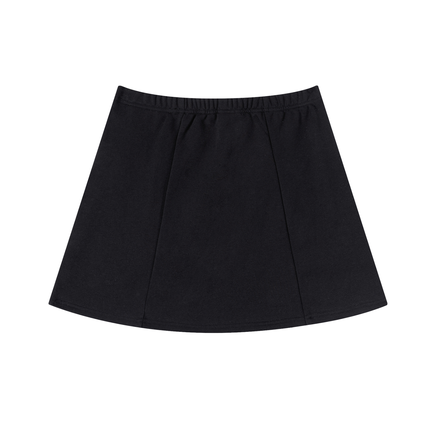Ladies White Line Tennis Slit Skirt