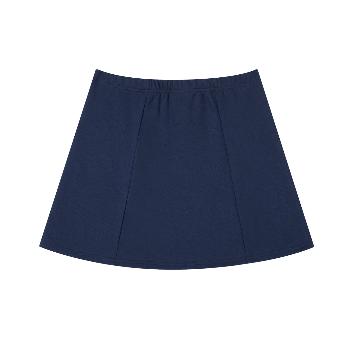 Ladies White Line Tennis Slit Skirt