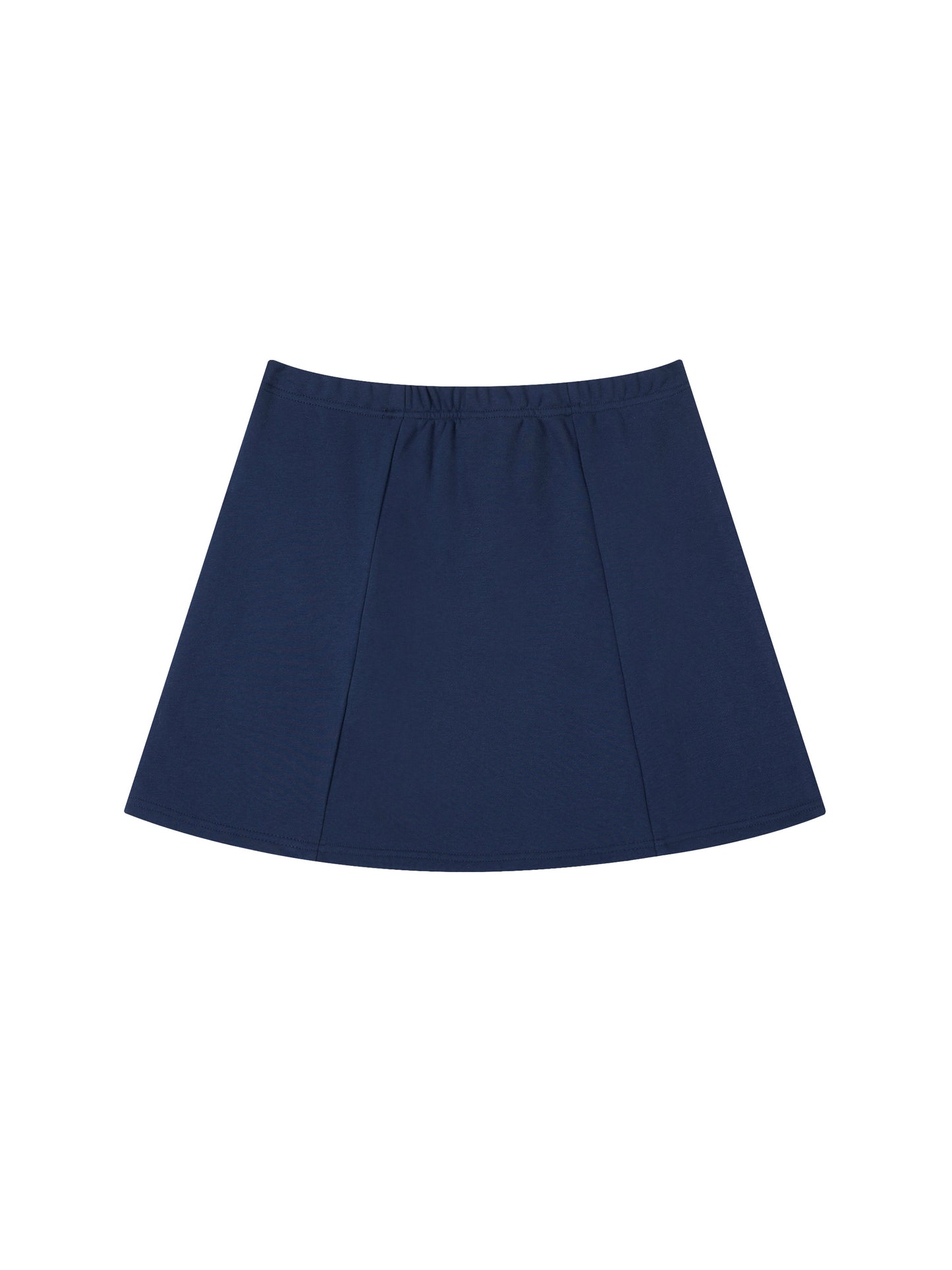 Ladies White Line Tennis Slit Skirt