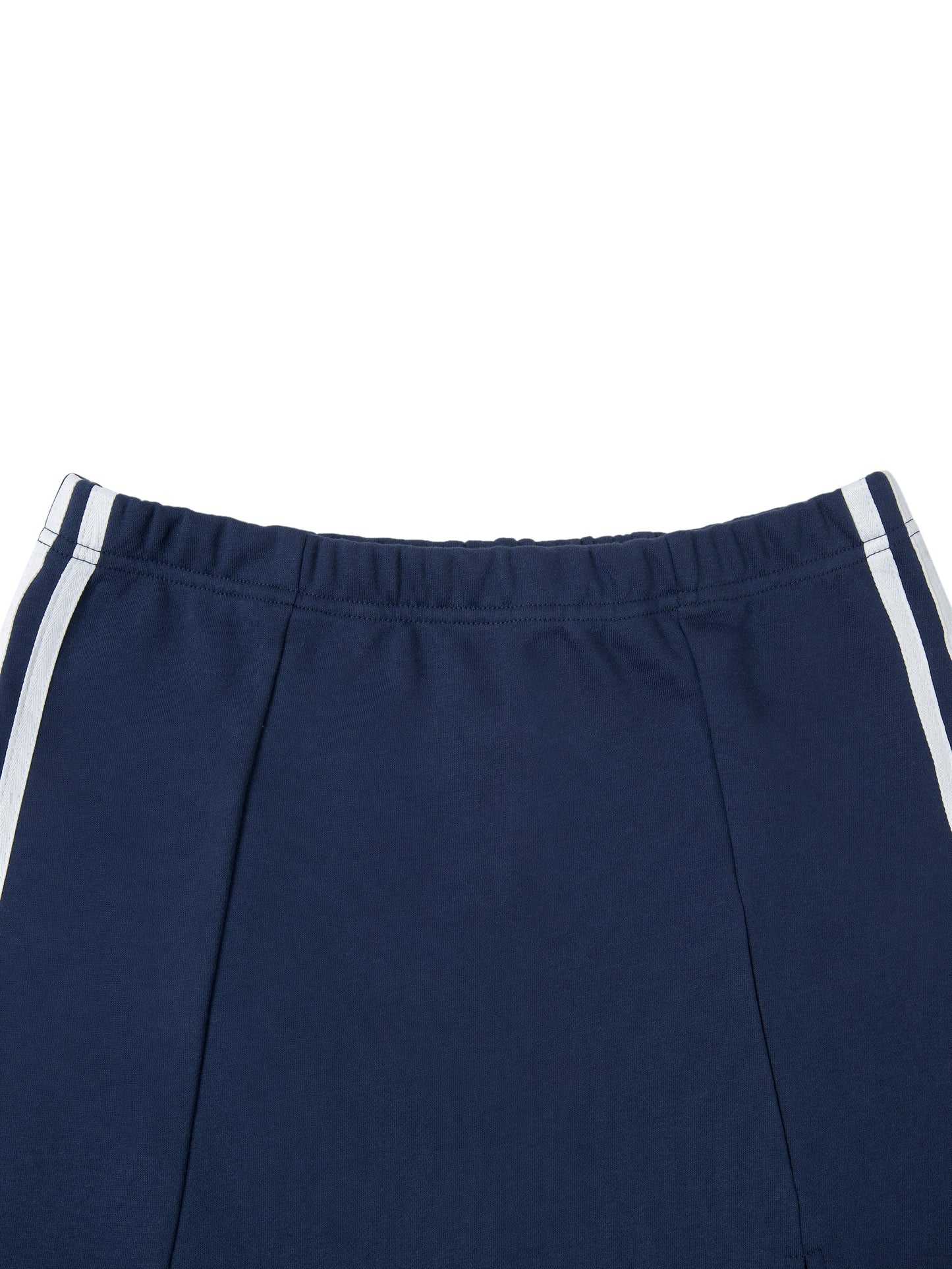 Ladies White Line Tennis Slit Skirt