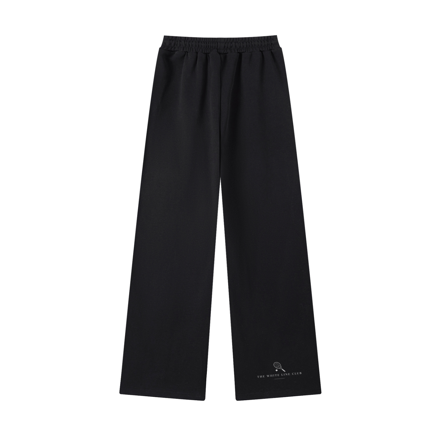 White Line Straight-Leg Tennis Sweat