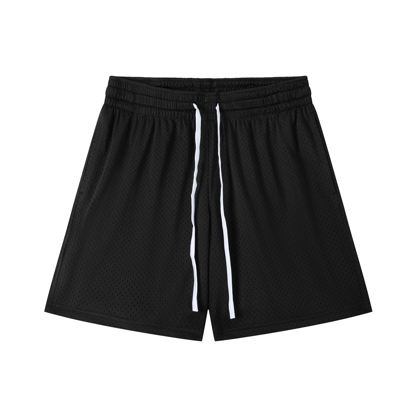 Mesh Drawstring Tennis Shorts
