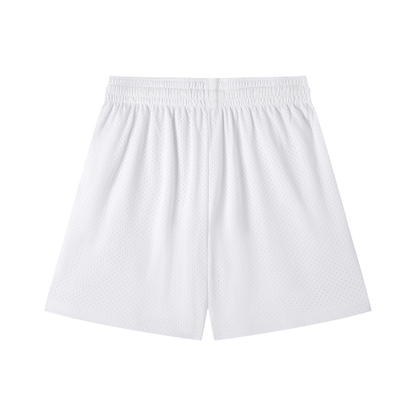 Mesh Drawstring Tennis Shorts