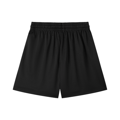 Mesh Drawstring Tennis Shorts