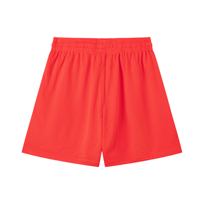 Mesh Drawstring Tennis Shorts