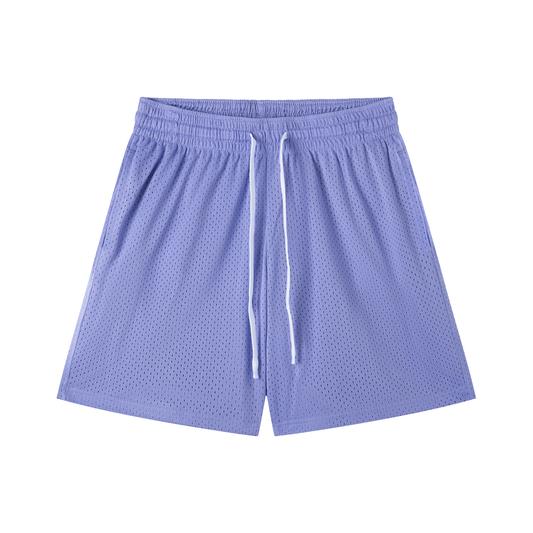 Mesh Drawstring Tennis Shorts