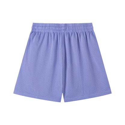 Mesh Drawstring Tennis Shorts
