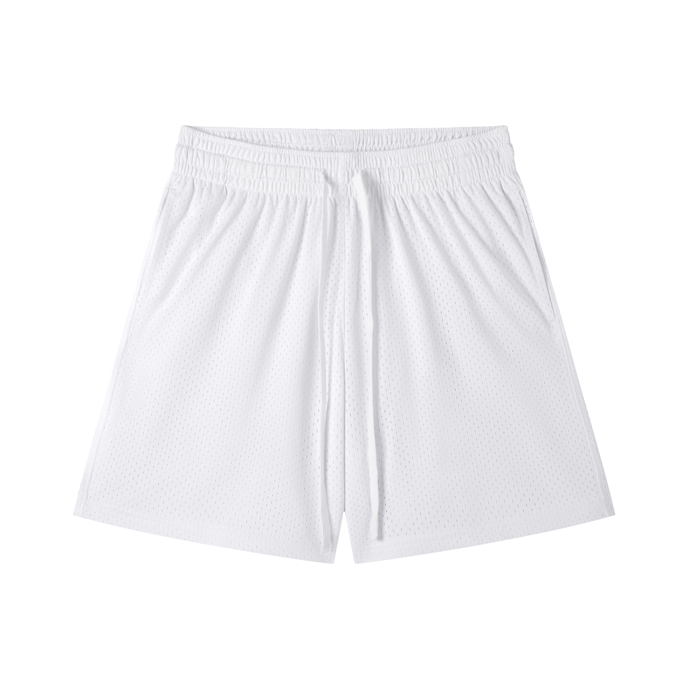 Mesh Drawstring Tennis Shorts