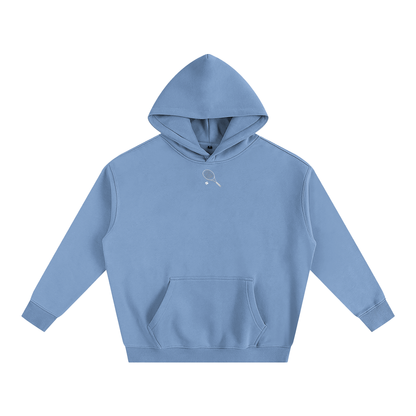 Essential White Line Tennis Heavy Pullover
