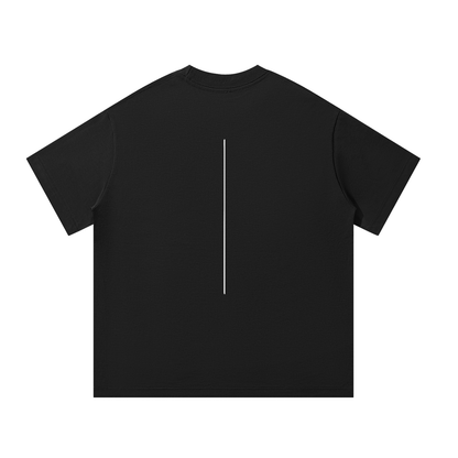 White Line Oversized Tennis T